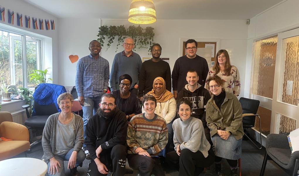 A group of West End Refugee Service representatives